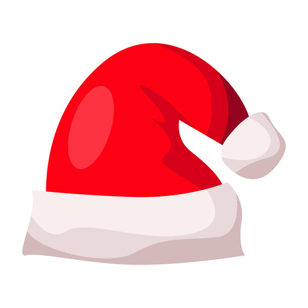 圣诞老人帽子图标插画图片下载
