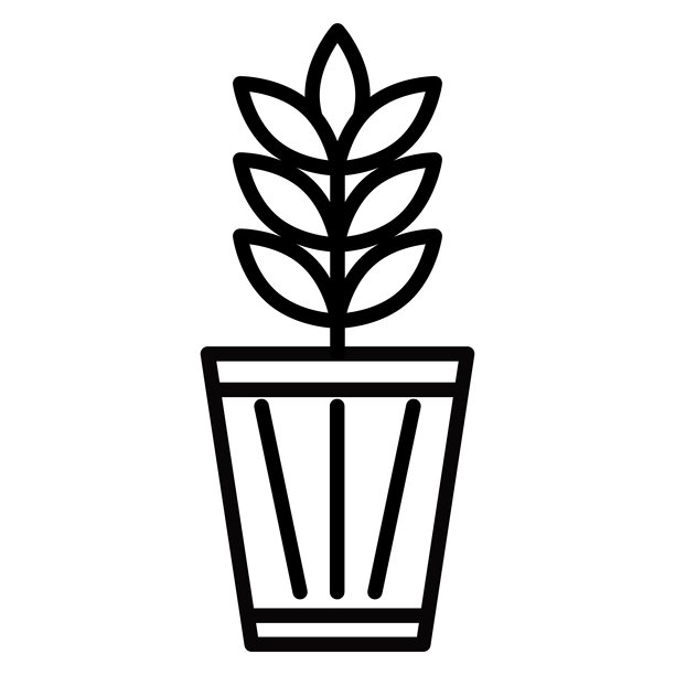 社区花园矢量图标图片下载