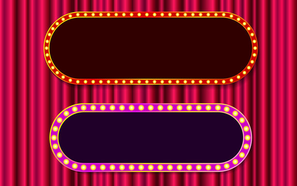 浅色相框插画图片下载