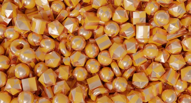 抽象三维渲染，由几何形状组成的极简艺术结构，适用于现代背景、品牌视觉、数字设计项目和概念插画实验图片下载