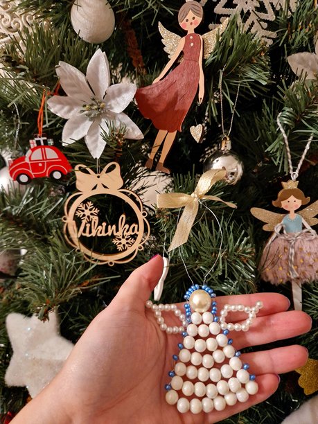 手工串珠天使图片下载