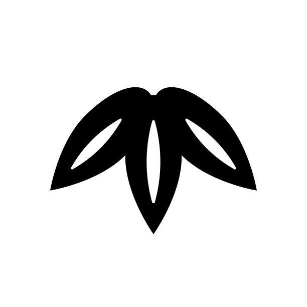 竹子图标单色素材插画图片下载