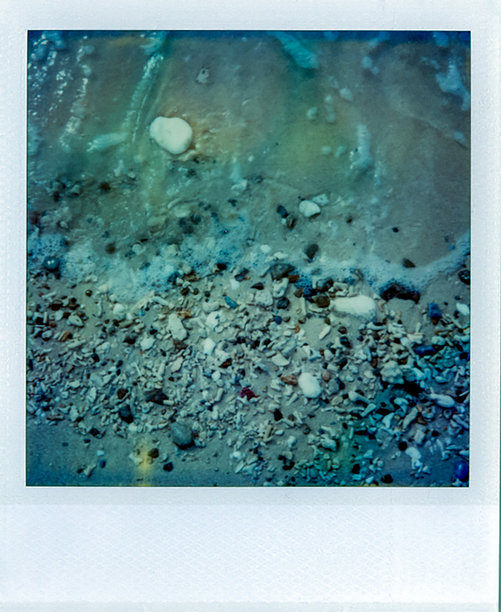 冲绳 珊瑚沙宝丽来照片 即时成像相机图片下载