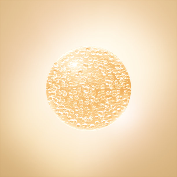 奢华护肤品，化妆品胶原蛋白精华背景，3D渲染图片下载