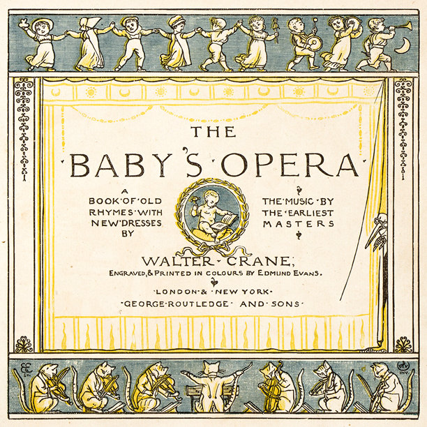 19世纪童谣插画：婴儿歌剧图片下载