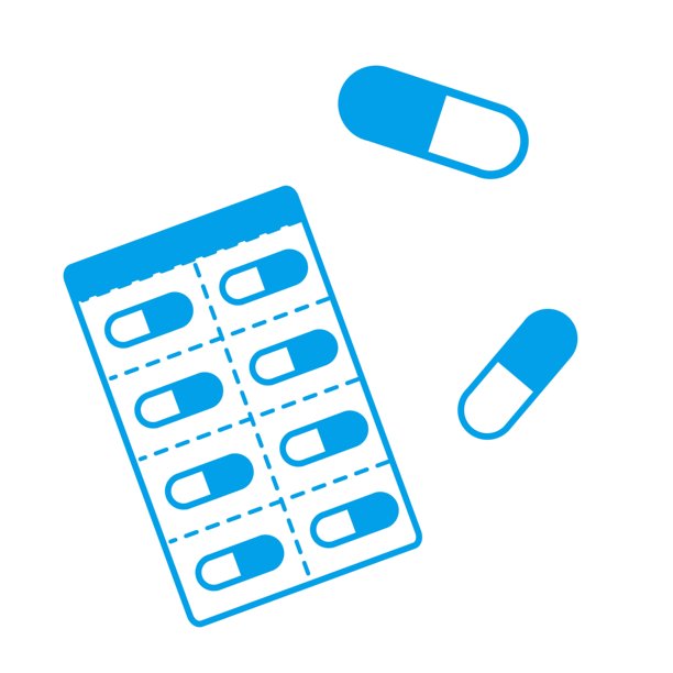 药片包装插画图片下载