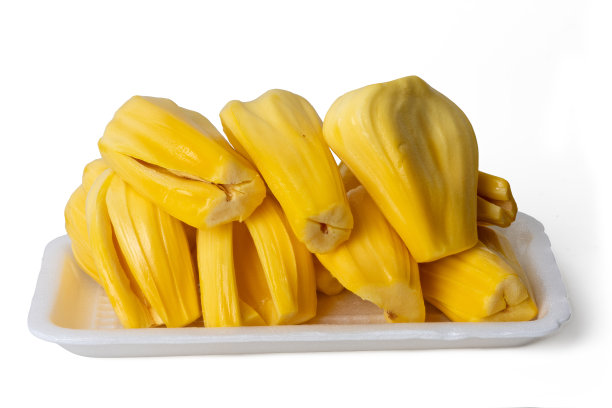 高分辨率照片，白底菠萝蜜，使用4500万像素高分辨率相机拍摄图片下载