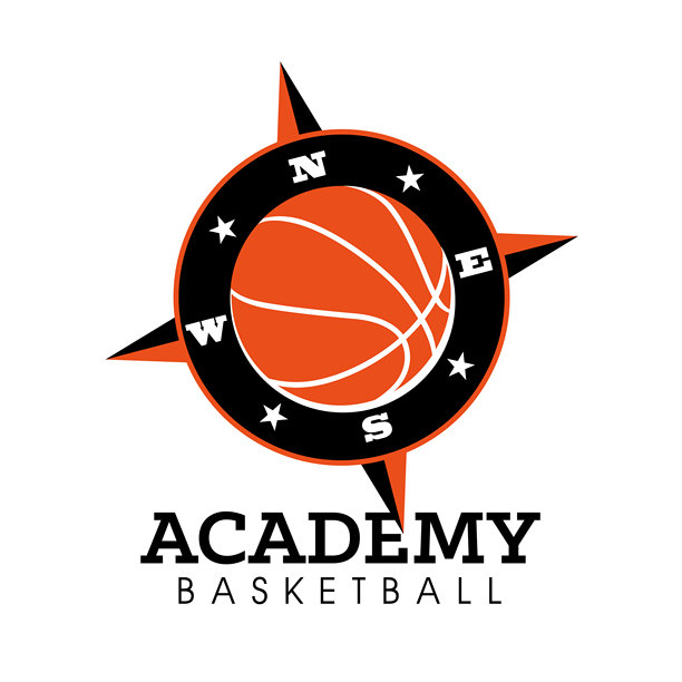 篮球运动指南针徽章品牌设计模板图片下载