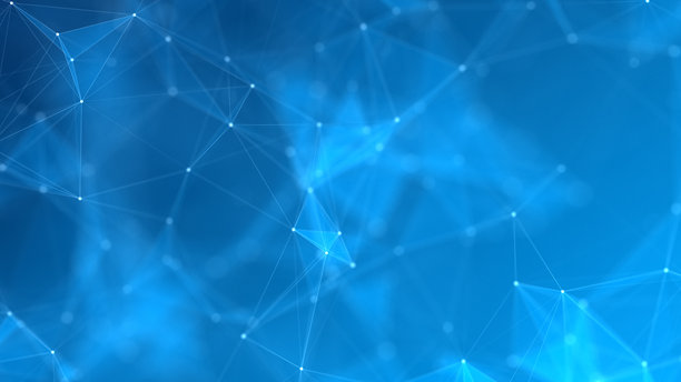 4K科技网络背景 - 可循环 - 蓝色 - 4K素材图图片下载