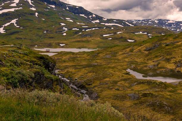 挪威山地景观图片下载