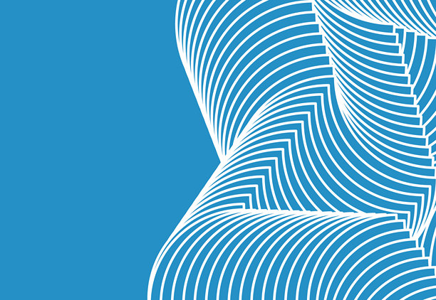 蓝色扭曲的斑马线设计素材图片下载