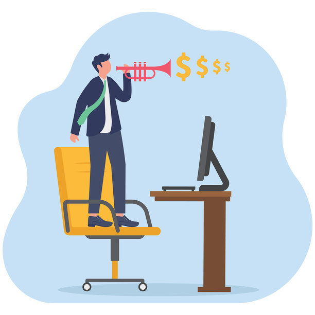 商务活动插画，矢量图图片下载