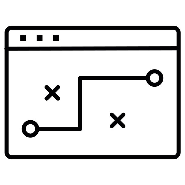 数字策略矢量图标图片下载