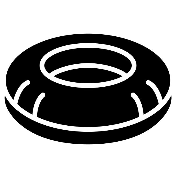 雪地轮胎图标矢量图，可用于滑雪胜地。图片下载