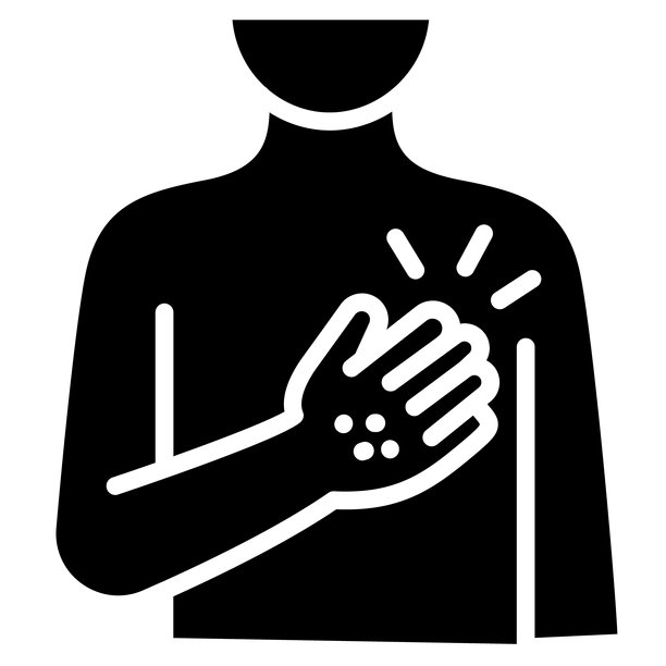 止痒图标矢量图。可用于皮肤科。图片下载