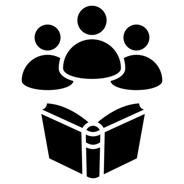 小组学习矢量图标图片下载