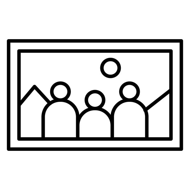 照片矢量图标图片下载