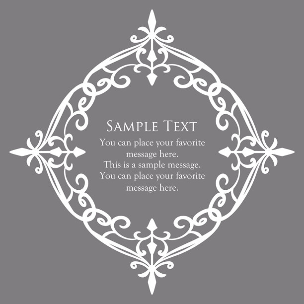 圣诞主题边框设计集。华丽而优雅的设计素材图片下载