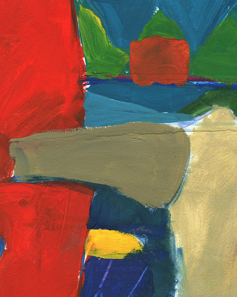 绘画色彩和笔触的表达。用于背景的抽象插画，留有您的文本空间图片下载