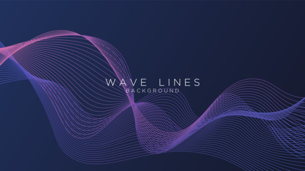 人工智能背景。现代未来科技粒子波浪背景。抽象的数字粒子网络。适用于商业、演示、广告、横幅、网站、登陆页面、壁纸屏幕等的未来现代背景设计。图片下载