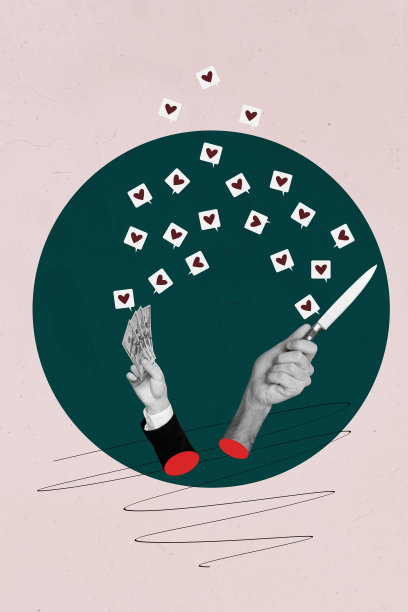 艺术图片竖版照片拼贴，展示手势非语言沟通、爱心、博客图标、反馈、反应、网红图片下载