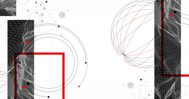 抽象艺术背景。现代科学或技术艺术元素。线框表面插画。图片下载