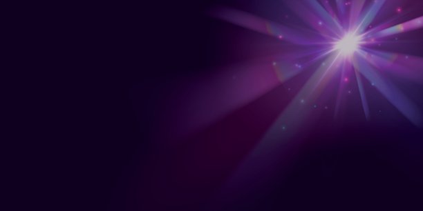 彩虹光线，镜头光晕，来自水晶、玻璃或宝石的反射效果。矢量写实插画集，包含漏光效果、光谱炫光、棱镜折射、镜头光晕。图片下载