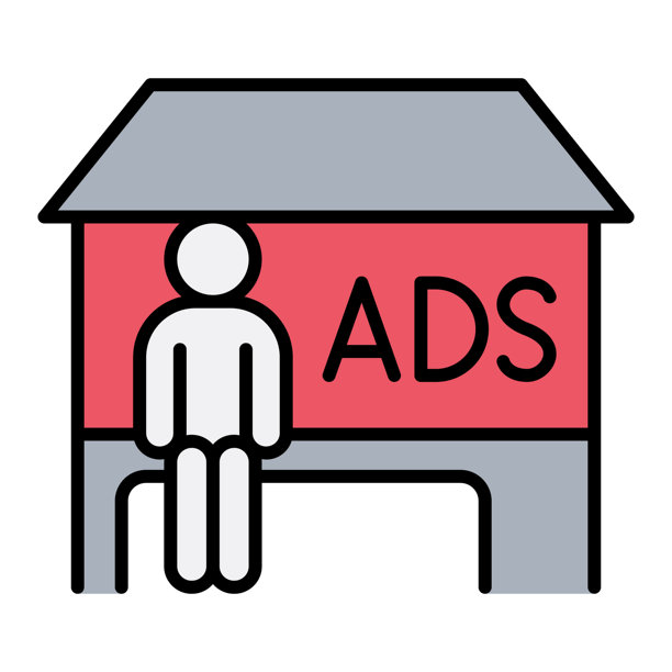 公交车站广告图标图片下载