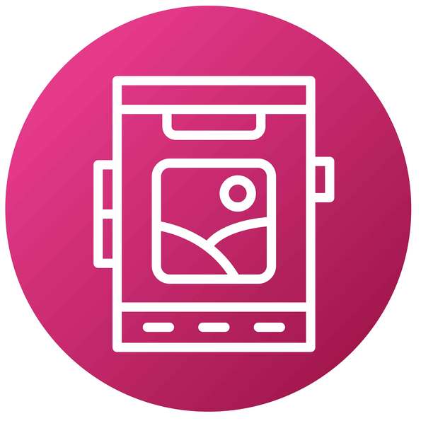 矢量设计手机图片图标风格图片下载