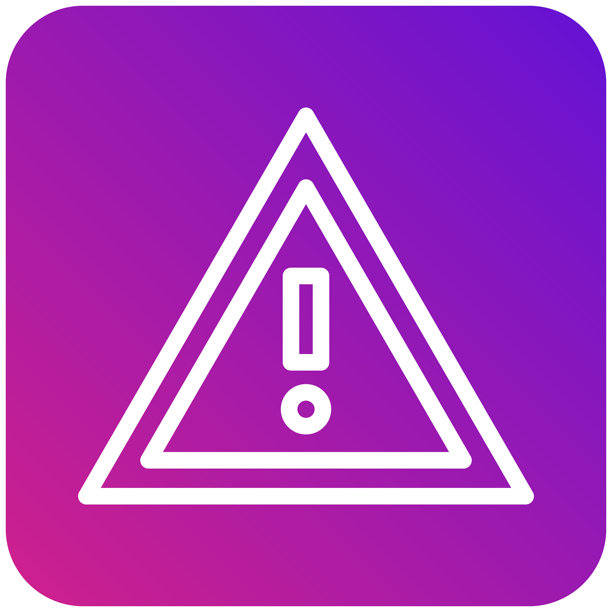 警告矢量图标设计插画图片下载