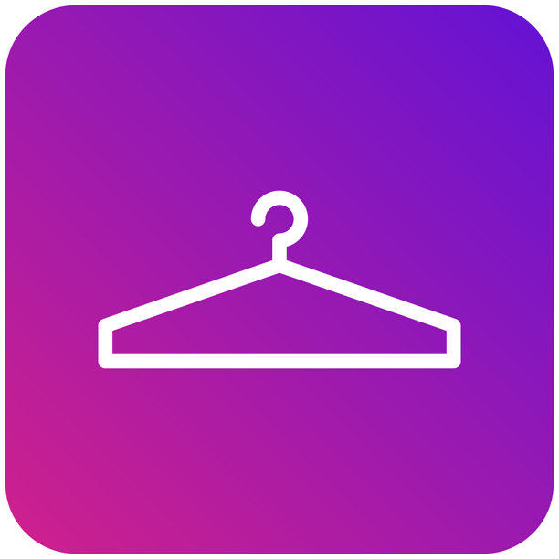 衣架矢量图标设计插画图片下载