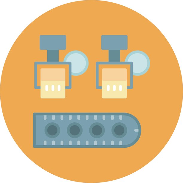 工业机器人图标矢量素材图片下载
