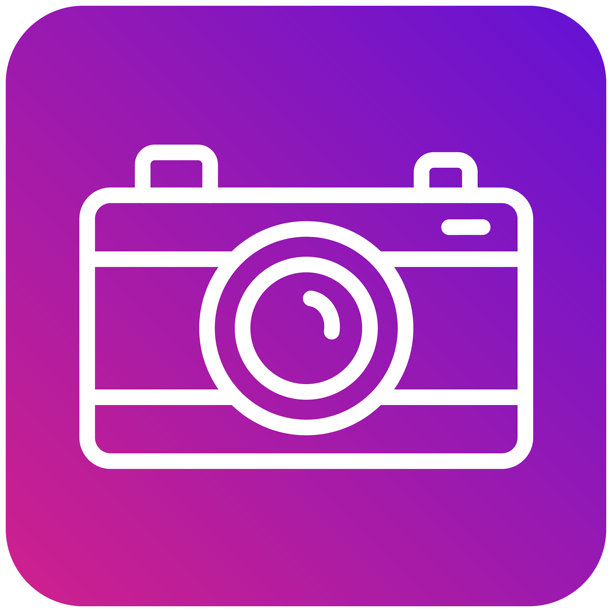 相机矢量图标设计插画图片下载