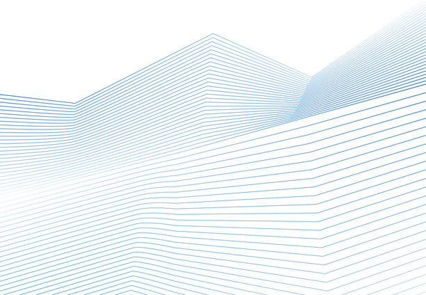 蓝色几何渐变线条设计素材背景图片下载