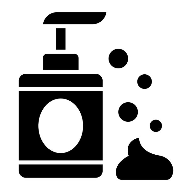 洁面泡沫矢量图标图片下载