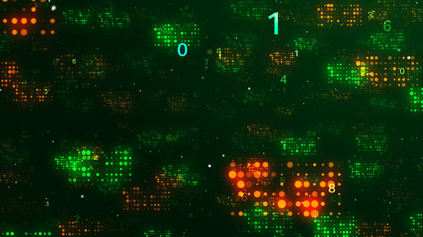 展示抽象几何图案的纹理，在循环背景上带有霓虹色设计，4K图库照片图片下载