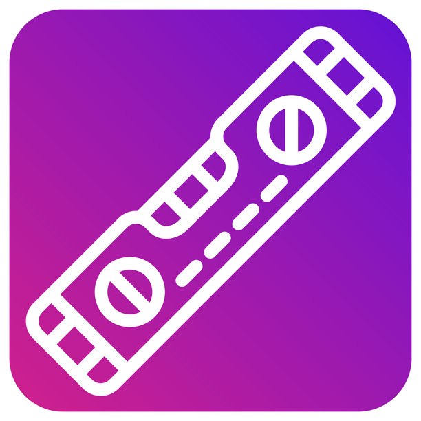 水平仪矢量图标设计插画图片下载