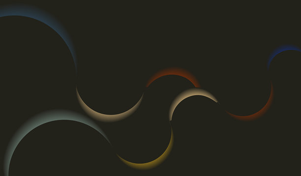 抽象复古风格曲线波浪条纹图案设计素材背景图片下载