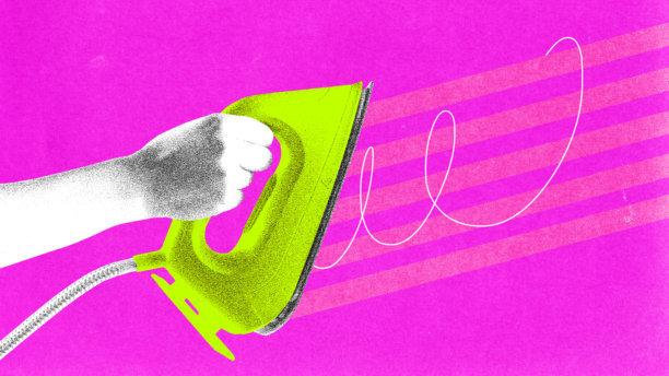 复古复印纹理中，霓虹铁质以充满活力的动态线条滑行图片下载