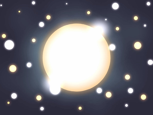 闪耀的、月球般的发光球体背景素材图片下载