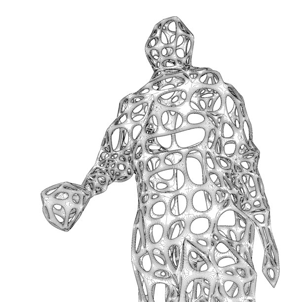 科幻模型3D插画图片下载