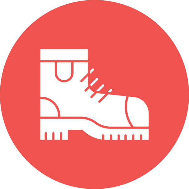 军靴矢量图标图片下载