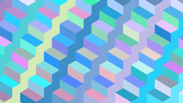 抽象的非人工智能随机块状图案壁纸背景插画图片下载