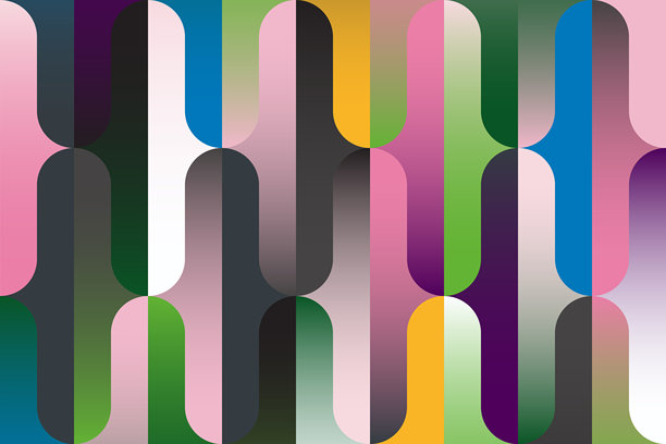 抽象几何曲线渐变条纹插画图案纹理背景图片下载