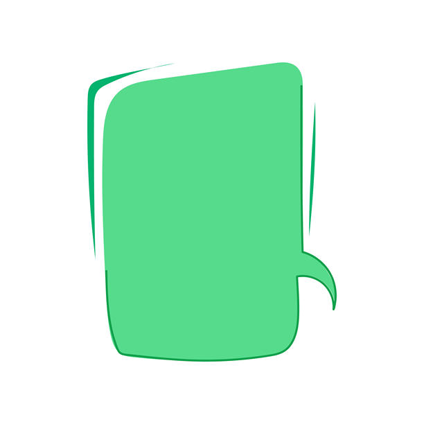 绿色的漫画风格对话气泡，展示空白空间图片下载