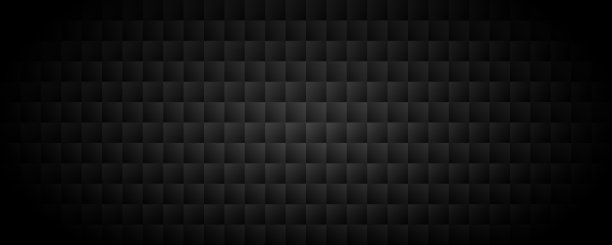 黑色科技几何背景。抽象方形瓷砖图案纹理。深色体积立方体封面背景。未来感方块网格装饰设计壁纸。矢量插画概念图片下载