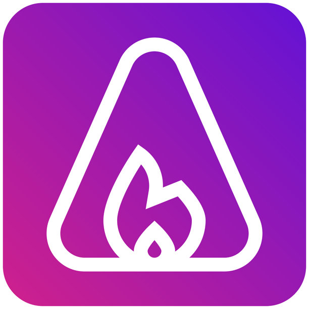 火灾警示矢量图标设计插画图片下载