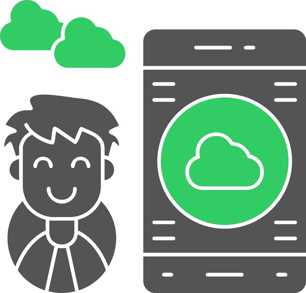 无线云图标矢量素材图片下载