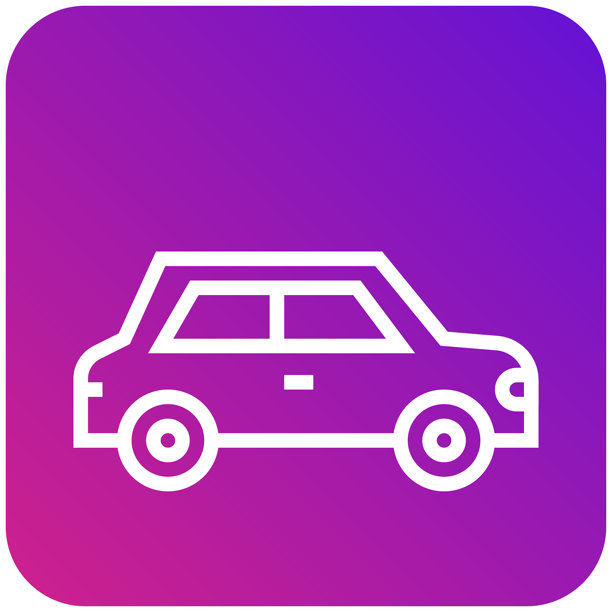 汽车矢量图标设计插画图片下载