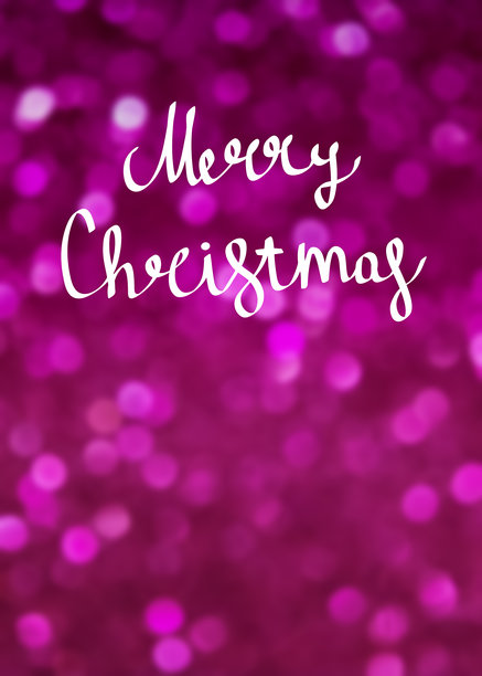 带有可供书写文本空间的、手写的圣诞祝福照片图片下载
